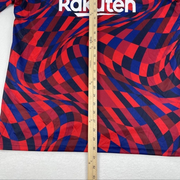 Nike Rakuten Barcelona Soccer Jersey Mens XL Football Club Dri Fit Short Sleeve - Picture 9 of 12